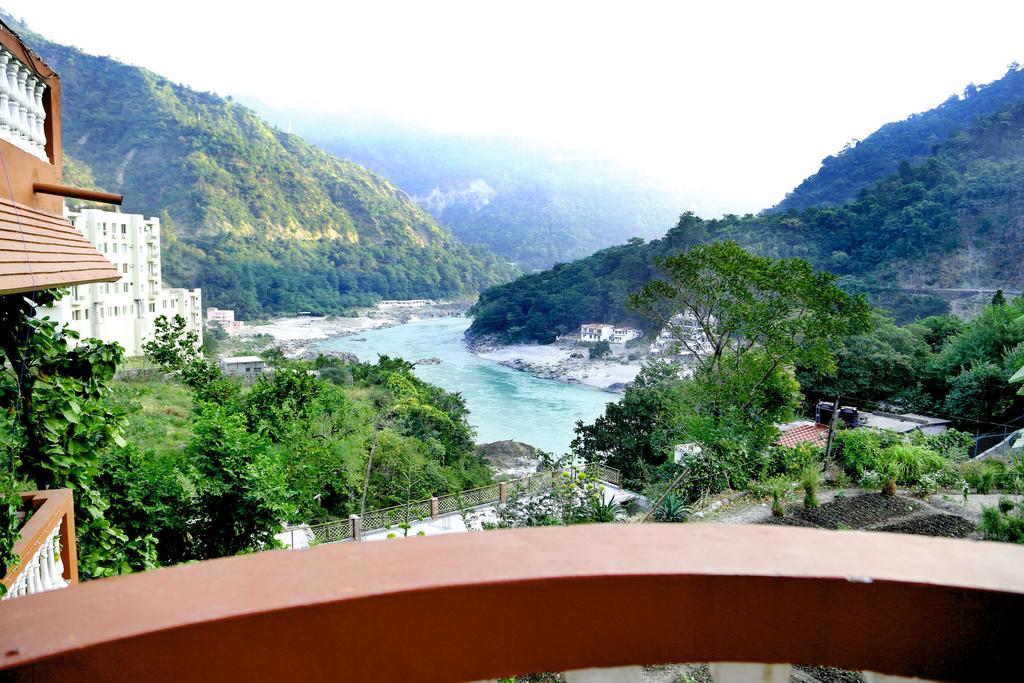 Hotel Divine Ganga Cabaña Rishīkesh Exterior foto