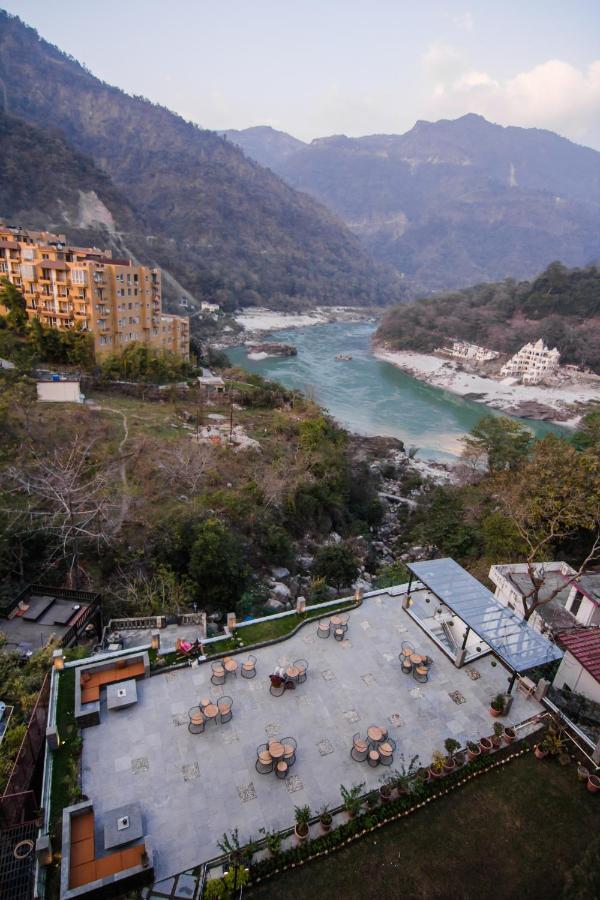 Hotel Divine Ganga Cabaña Rishīkesh Exterior foto